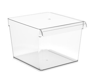 ROTHO LOFT műanyag rendszerező doboz hűtőszekrénybe, L-es, 5 literes, átlátszó (RP)