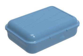 ROTHO Snack Fun 0,9 literes műanyag ételtartó doboz - kék (RP)