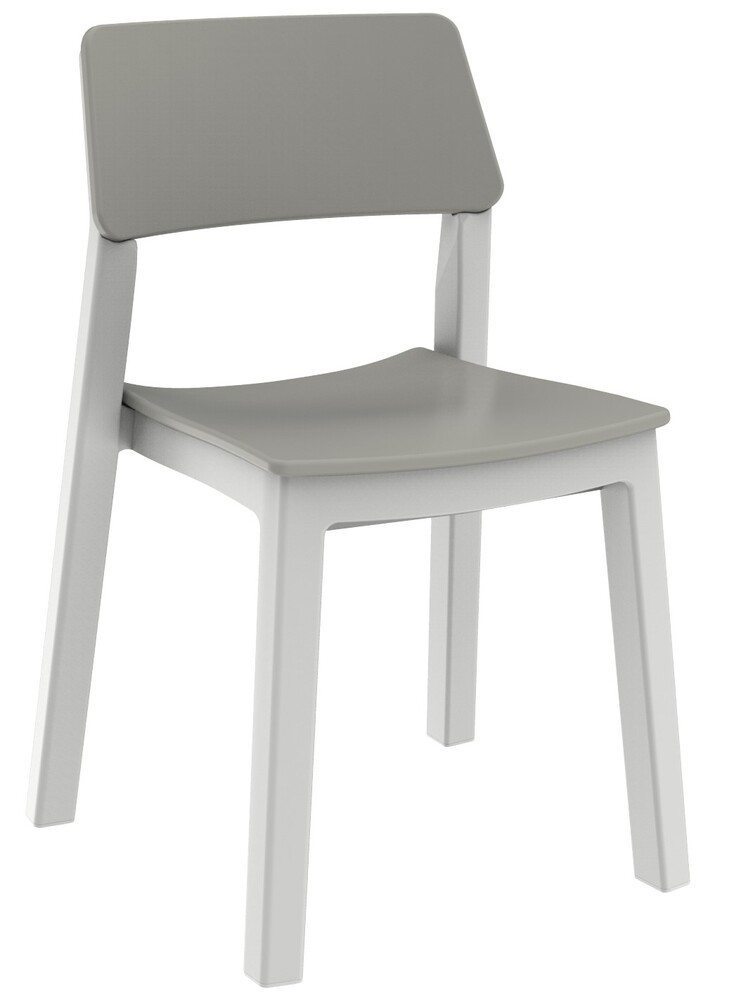 TOOMAX Bistrot italia grey műanyag kerti szék - szürke (RP)