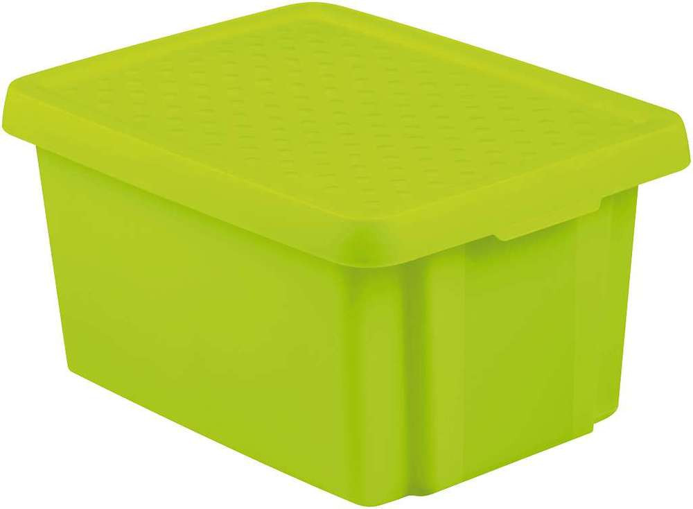 CURVER Essentials green 16 L műanyag tároló doboz - zöld (RP)