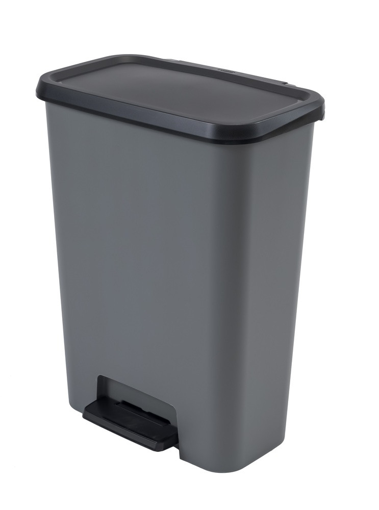 CURVER Compatta műanyag hulladék tároló 50L - sötét szürke/antracit (RP)