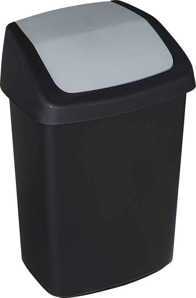 CURVER Swing műanyag hulladéktároló tároló 10L - fekete (RP)