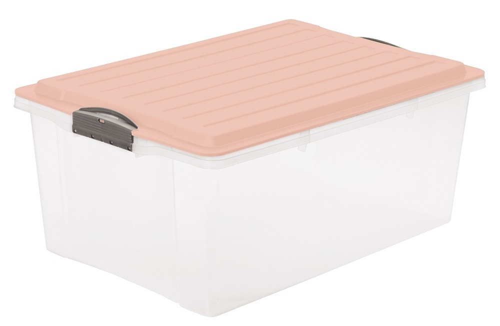 ROTHO Compact műanyag tároló doboz, 38L - rózsaszín (RP)