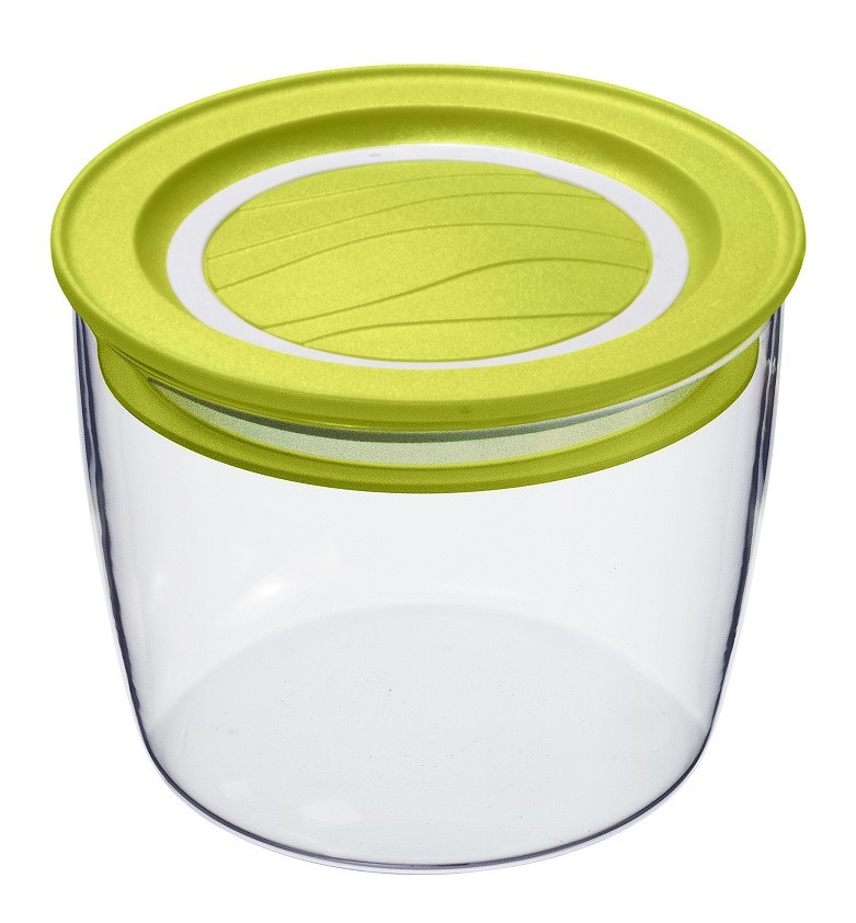 ROTHO Cristallo 0,4 L műanyag ételtartó doboz - zöld (RP)