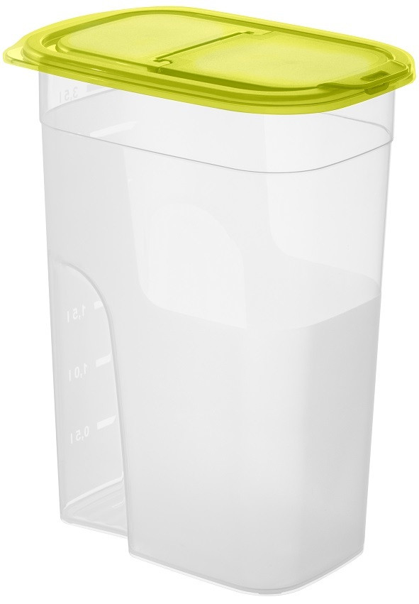 ROTHO Sunshine műanyag élelmiszertartó doboz 4,1 L - zöld (RP)
