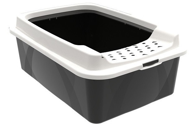 ROTHO Eco bonnie macska WC, 30 L - fekete/fehér (RP)