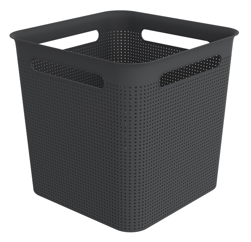 ROTHO Brisen műanyag tároló doboz 18 L - fekete (RP)