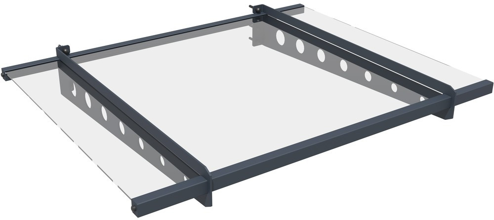 ROJAPLAST bejárati előtető, átlátszó plexi, 100x80 CM (RP)