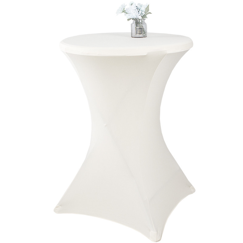 ROJAPLAST Huzat vendéglátó asztalokhoz - fehér, Ø 80 x 74 cm (RP)