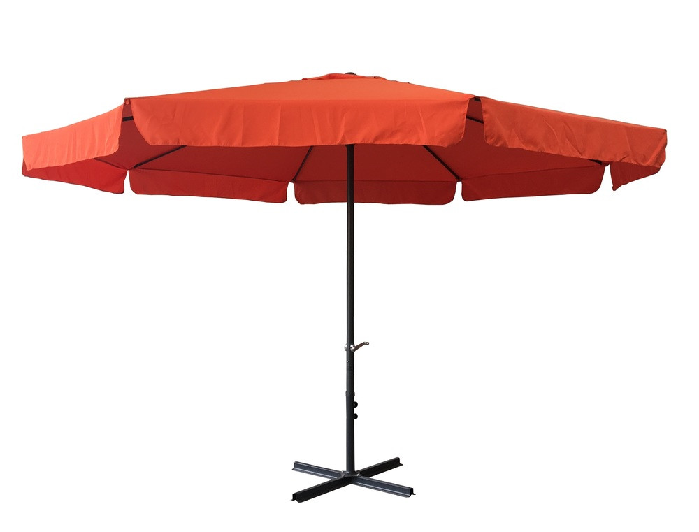 ROJAPLAST Standard napernyő, talp nélkül - terrakotta - ø 400 cm (RP)