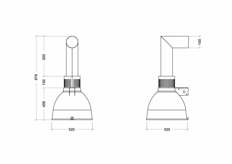 KDESIGN - Páraelszívó K124-W T600 titanium (MK)