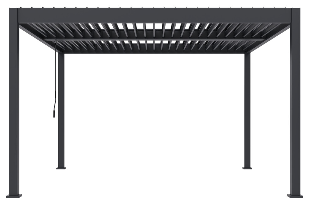 Rojaplast Intro Duo bioklimatikus pergola, alumínium - szabadon álló - 4 x 4 m (RP)