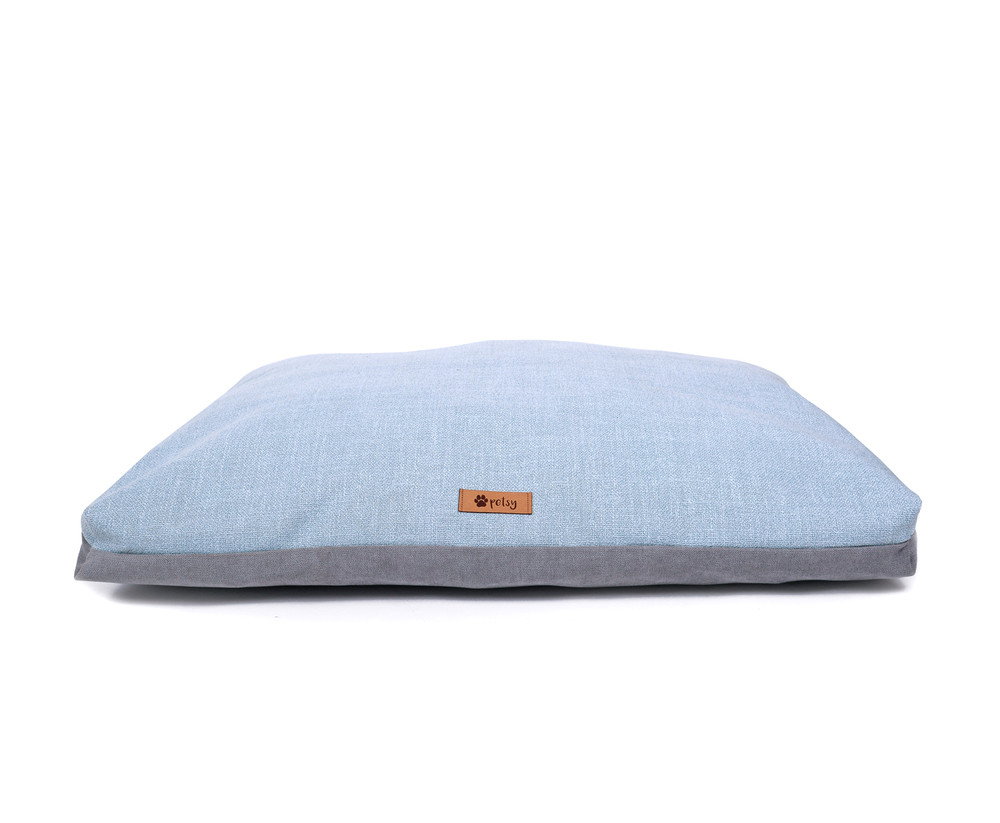 PETSY DONY poliészter kutyapárna - világoskék-szürke - 120 cm (RP)