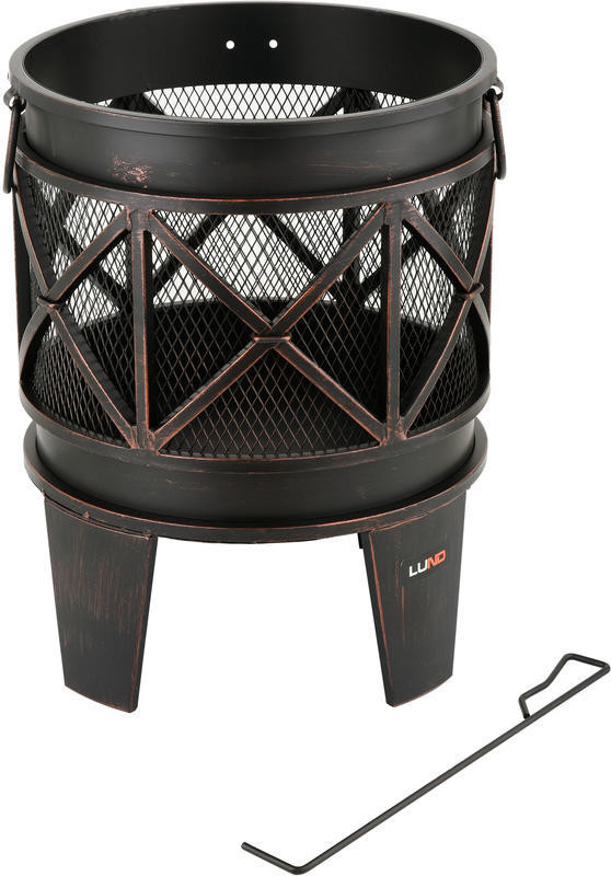 Tűzrakóhely acél 2in1 42cm (RP)