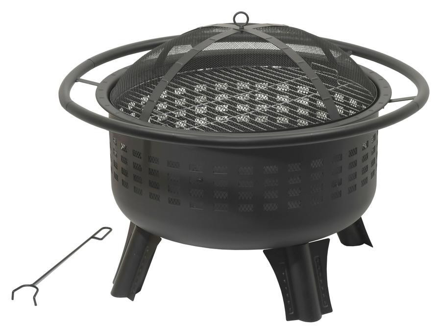 Tűzrakóhely szikrafogóval grillráccsal MERAPI (RP)