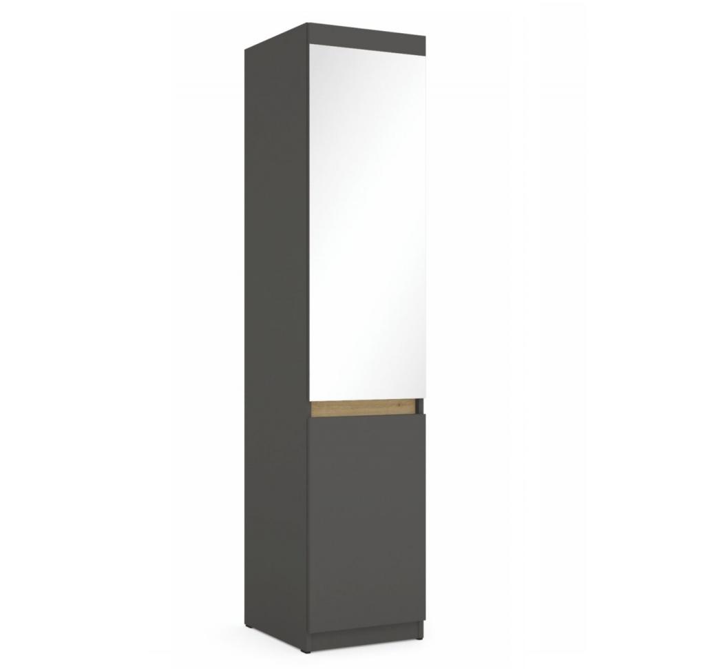 BOSS 2 - ajtós ruhás elem - felül tükrös - 45 cm (DIV)