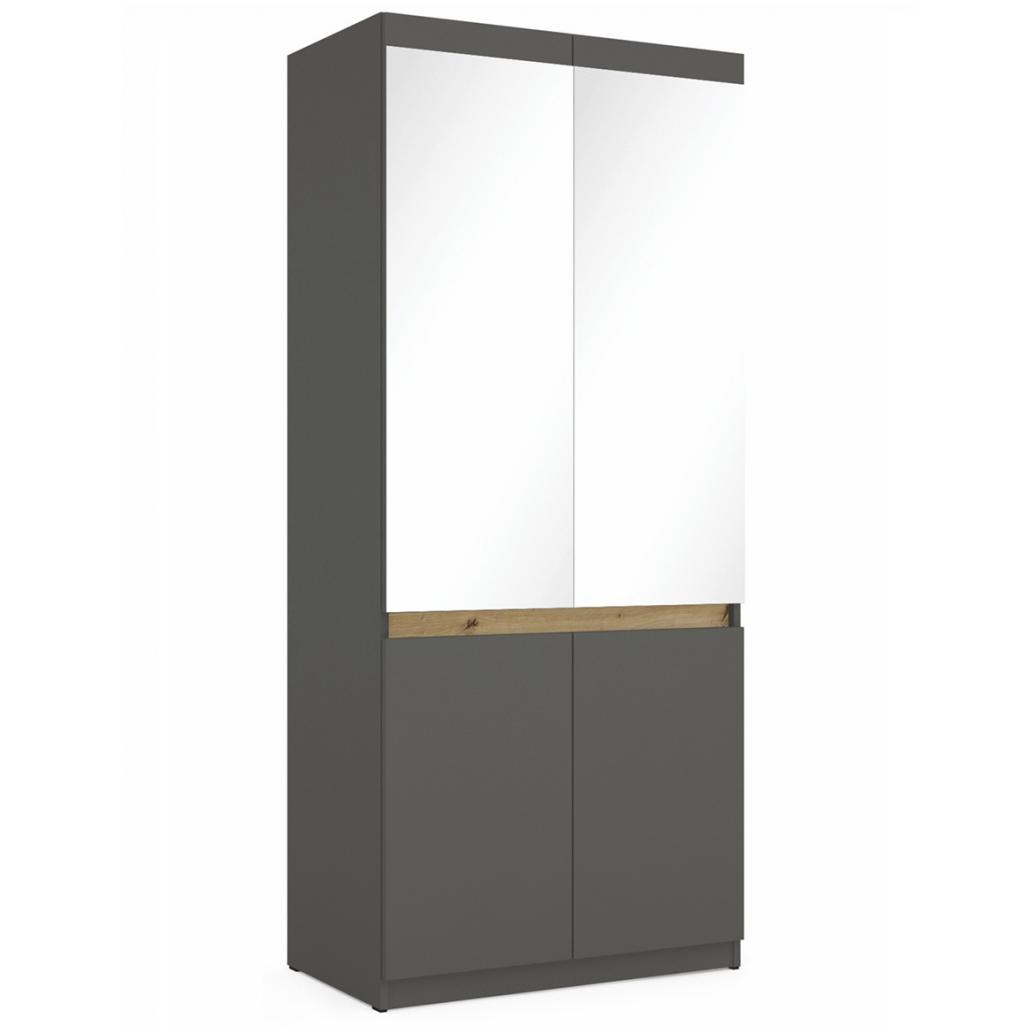 BOSS 7 - ruhás elem - felül tükrös - 90 cm (DIV)