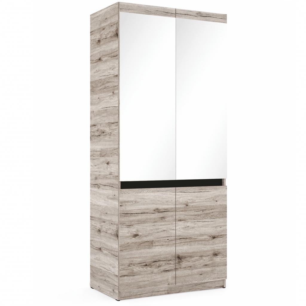 BOSS 7 - ruhás elem - felül tükrös - 90 cm (DIV)