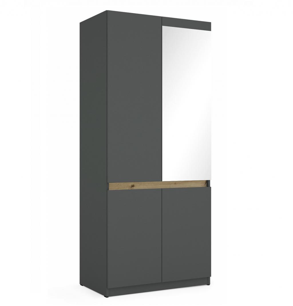 BOSS 12 - ruhás elem - jobb oldalt fent tükörrel - 90 cm (DIV)