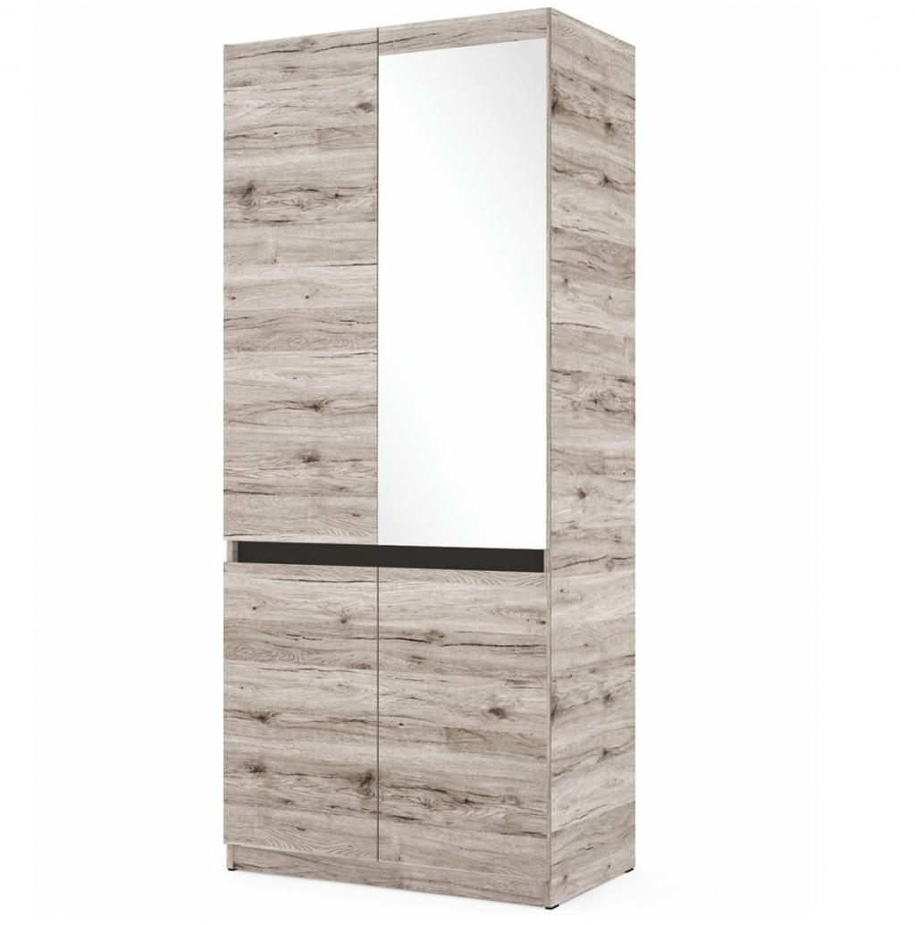 BOSS 12 - ruhás elem - jobb oldalt fent tükörrel - 90 cm (DIV)