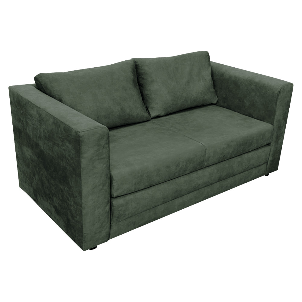 Kihúzható kanapé, zöld, BEJA (RP)