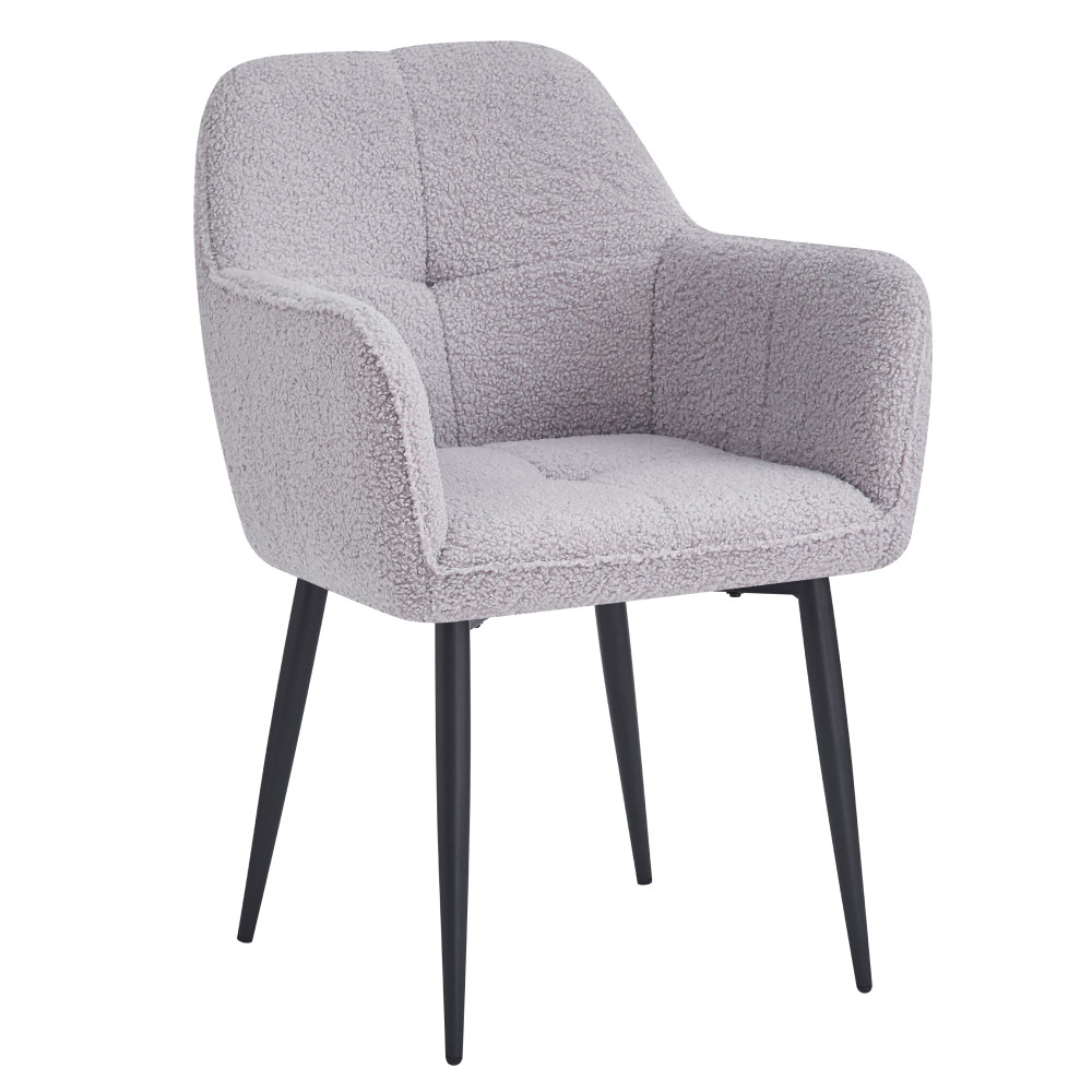 Étkezőszék, szürke/fekete, SENER (RP)