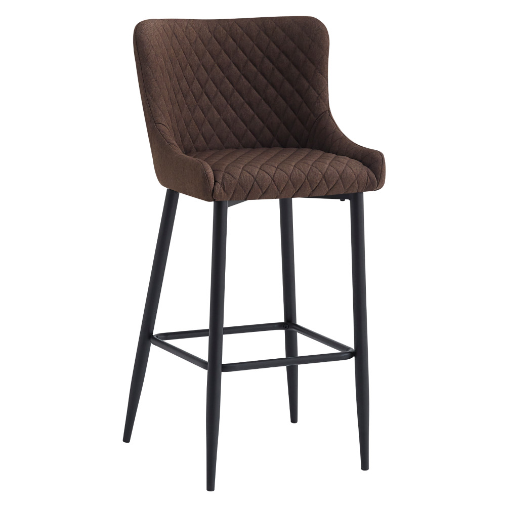 Bárszék, barna/fekete, CEZARIA (RP)