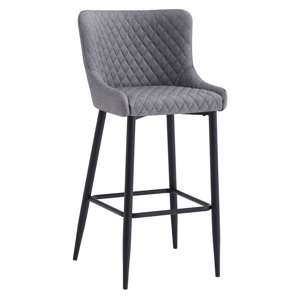 Bárszék, szürke/fekete, CEZARIA (RP)