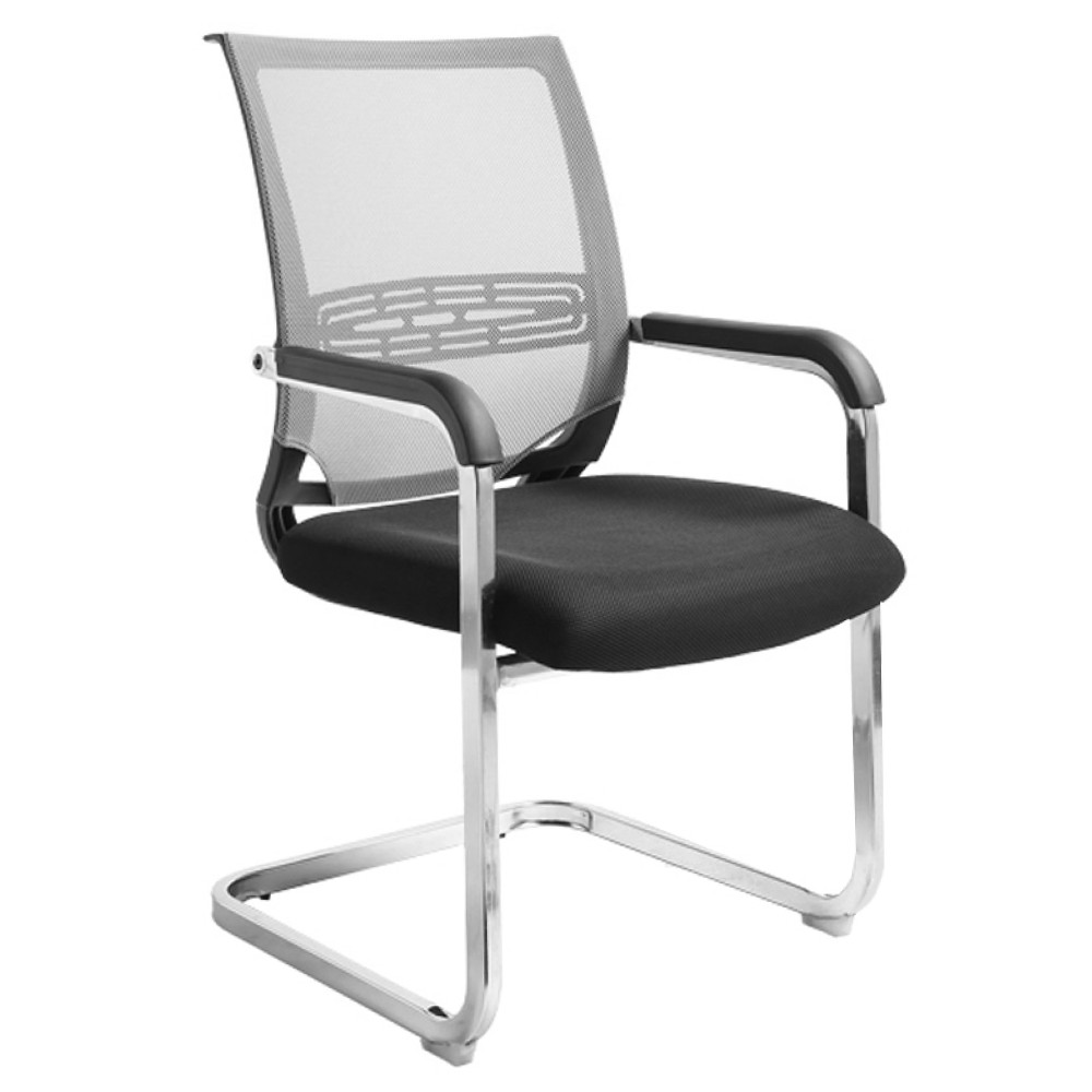 Tárgyalószék, fekete/szürke, FAJE (RP)