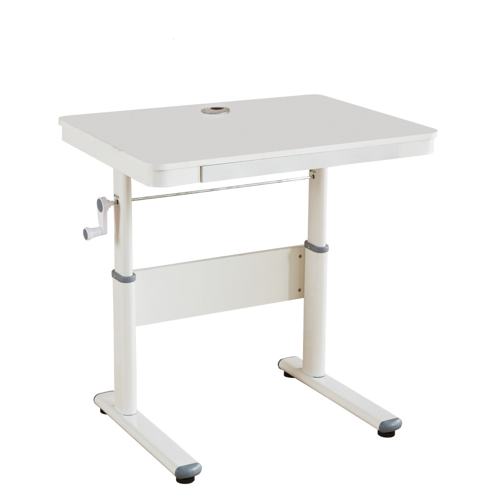 Növekvő íróasztal, fehér, JANIS (RP)