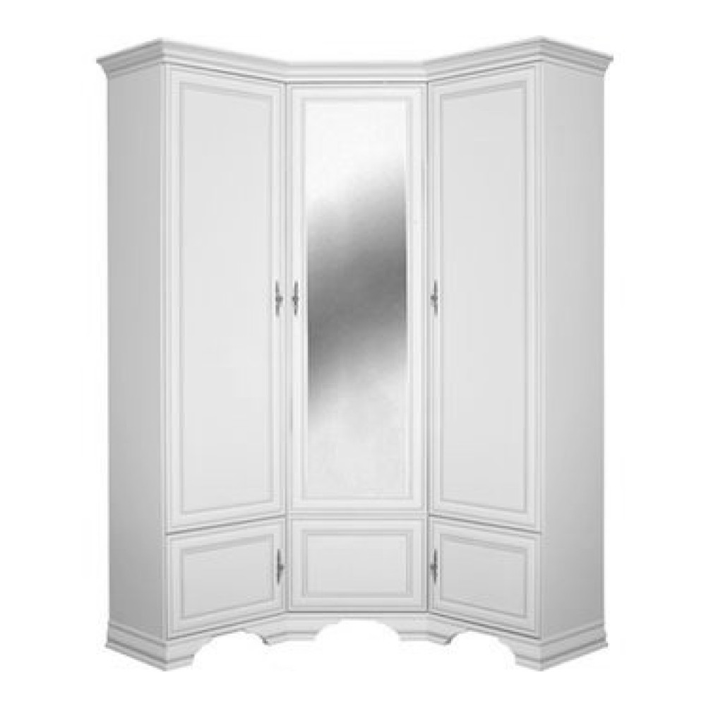 Sarokszekrény, alpesi fehér, KENTAK SZFN5D (RP)