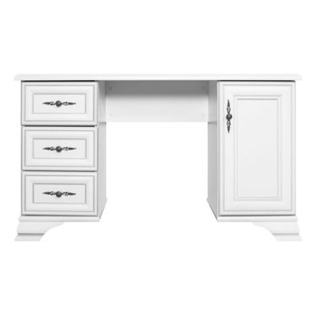 Fésülködő asztal, alpesi fehér, KENTAK TOL (RP)