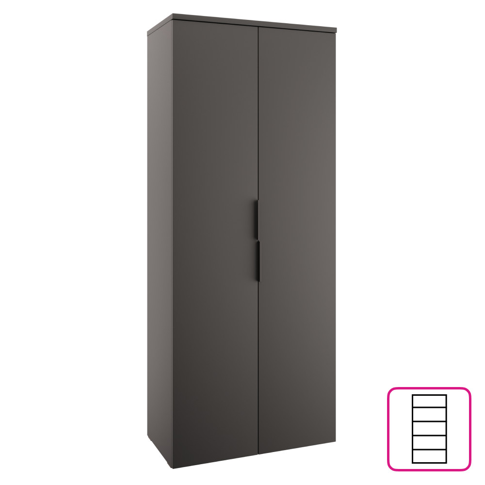 Szekrény, antracit, ADAPO ADP01 (RP)