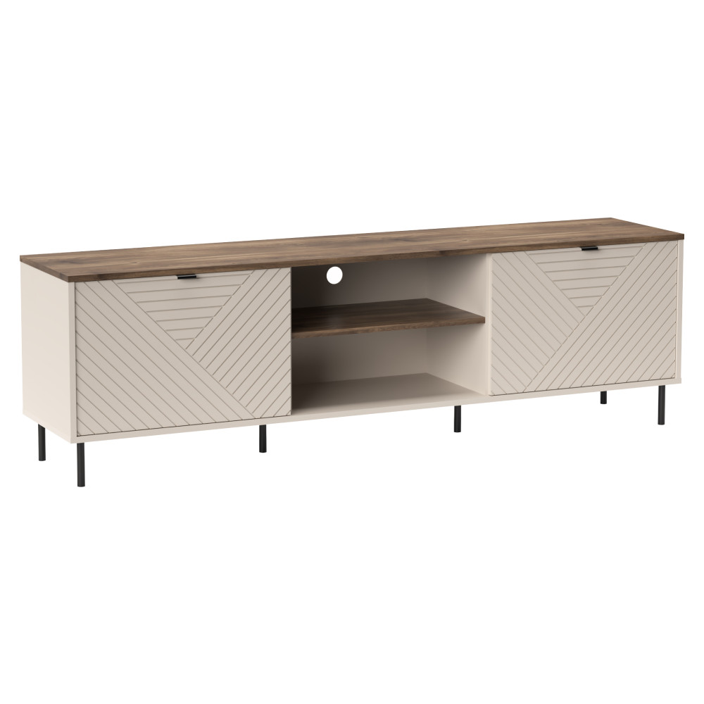 TV asztal, kasmír/castello tölgy, EYCO 2D/180 (RP)