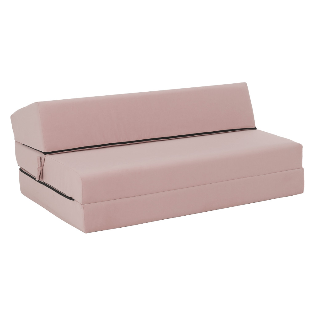 Összecsukható matrac/fotel, 2v1, rózsaszín, VEDIS (RP)