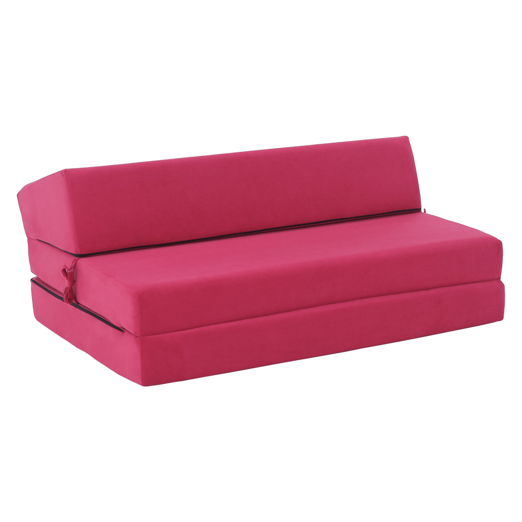 Összecsukható matrac/fotel, 2v1, rózsaszín magenta, VEDIS (RP)