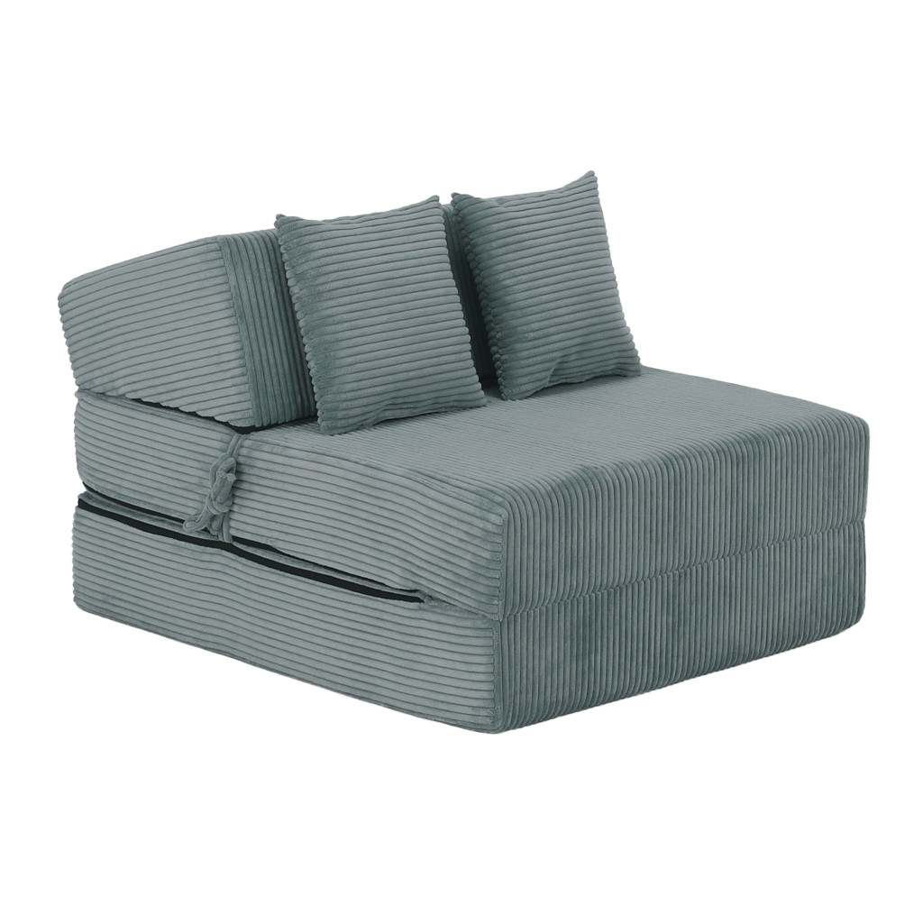 Összecsukható matrac/fotel, 2v1, mentol, PELOS (RP)