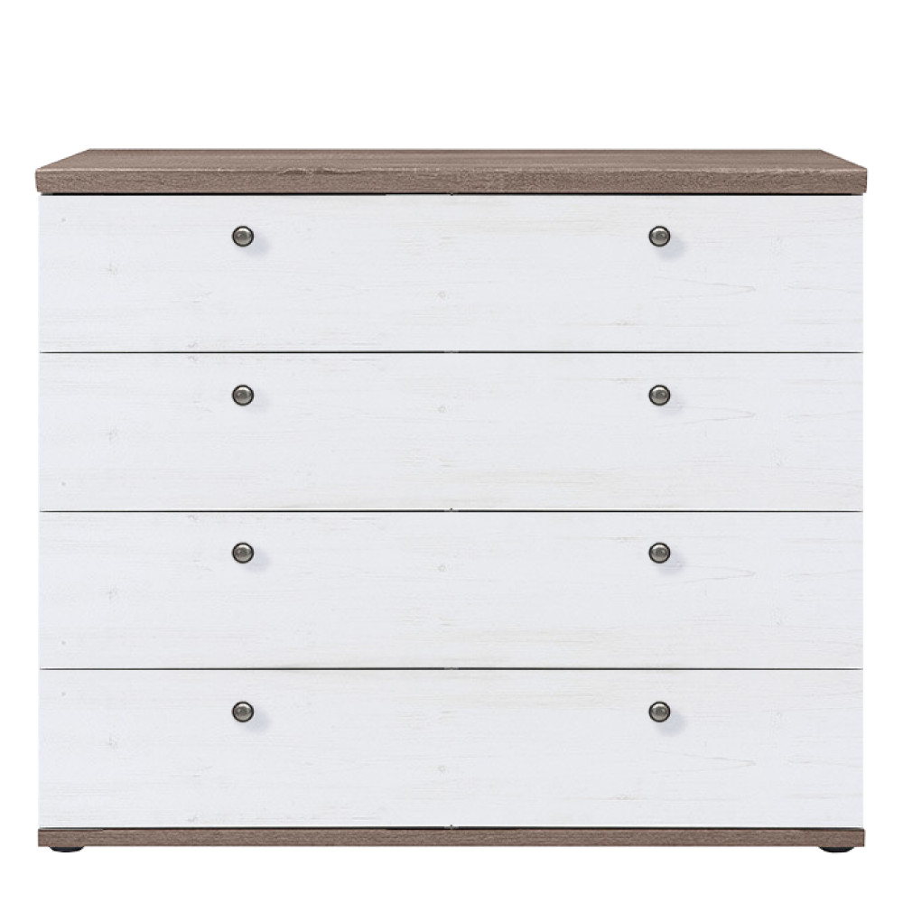 Komód, canyon fenyő/sonoma trüffel tölgy, TEINA KOM4S (RP)