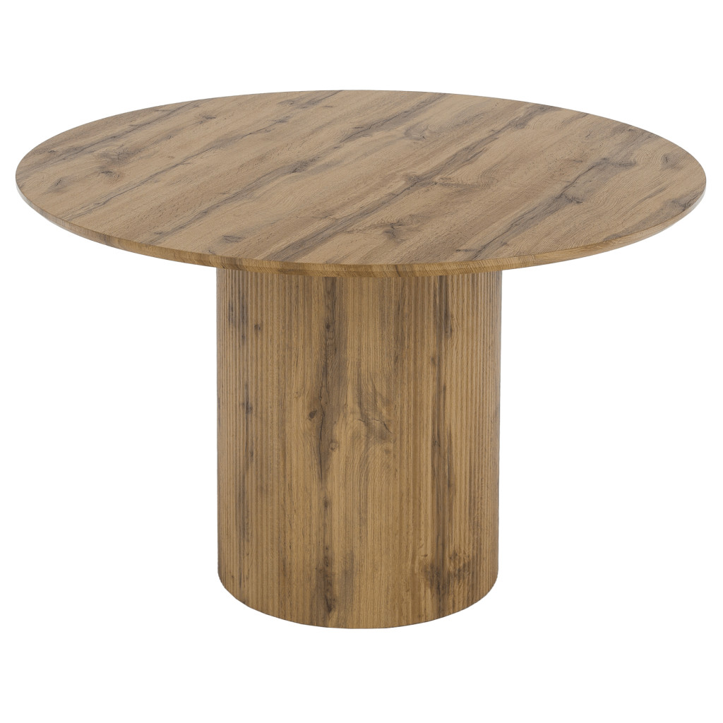 Étkezőasztal, tölgy, átmérő 120 cm, MAHIR TYP 2 (RP)