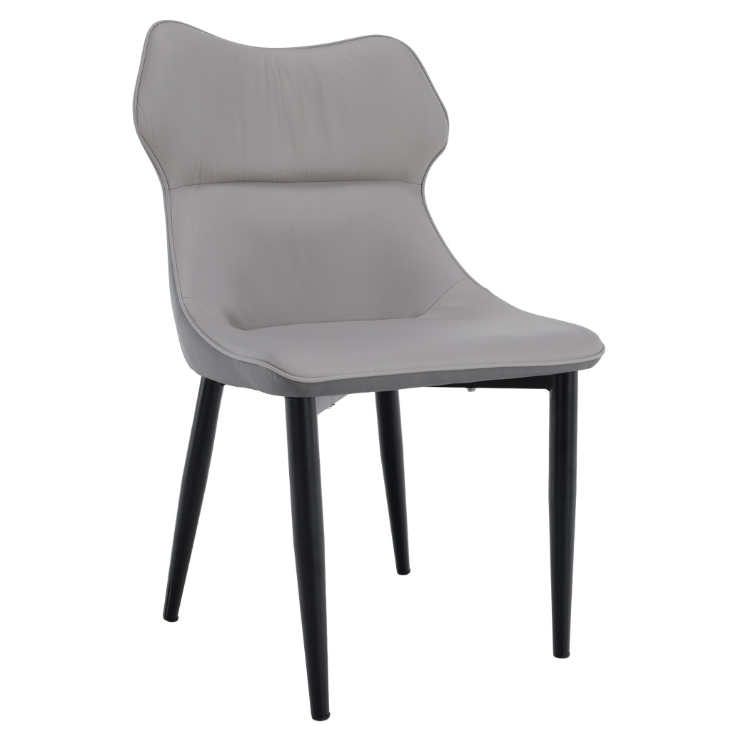 Étkezőszék, világosszürke/sötétszürke/fekete, TABITA (RP)