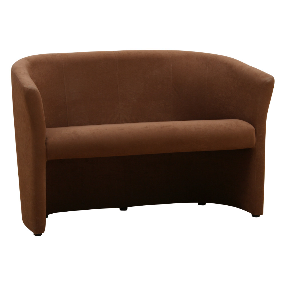 Klub dupla fotel, barna, CUBA (RP)