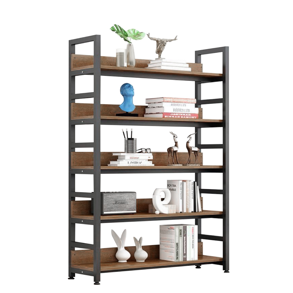 Polcállvány, sötét tölgy/fekete, JANEL TYP 1 (RP)