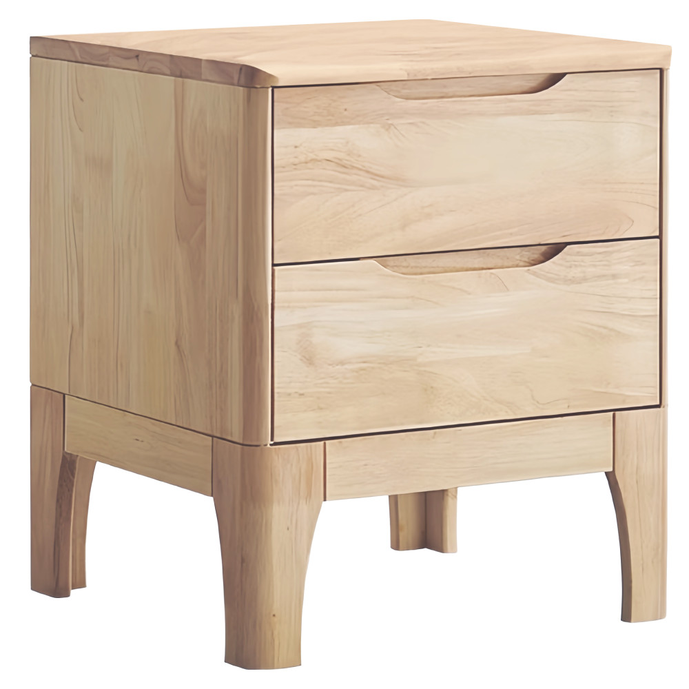 Éjjeliszekrény, masszív fa, természetes, FERB (RP)