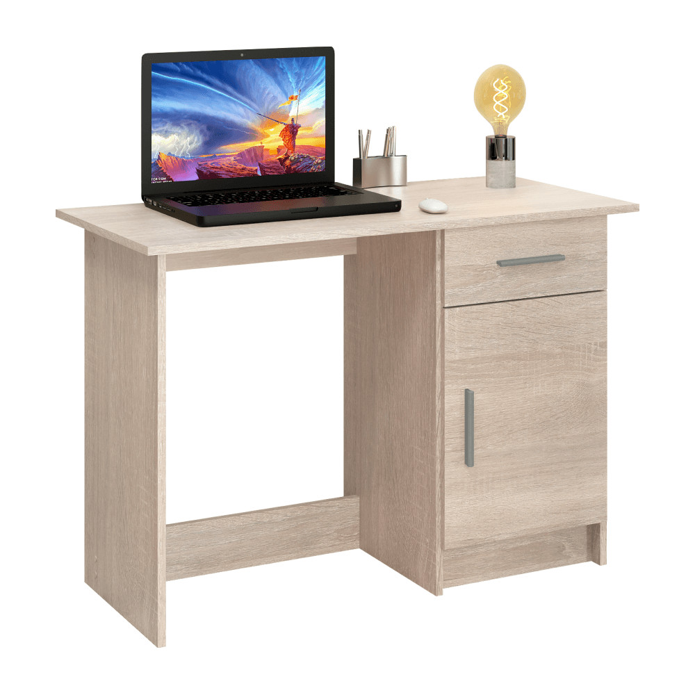 Univerzális PC asztal, sonoma tölgy, SIRISS NEW (RP)