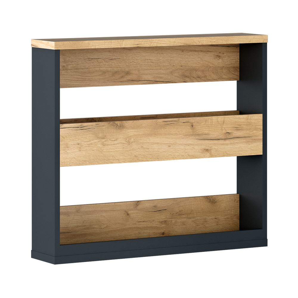 Fali polc, grafit/artisan tölgy, KLAUDIUS TYP 5 (RP)