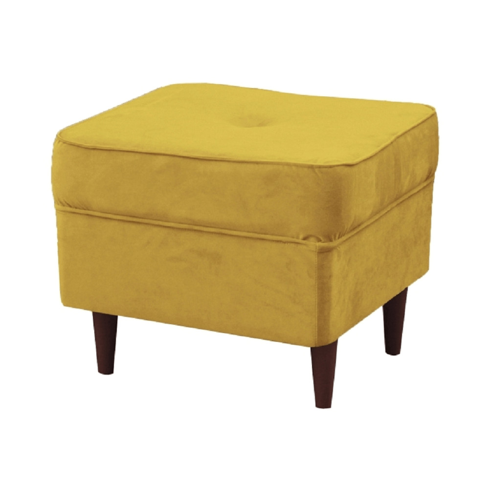 Puff, sárga/wenge, RUFINO 3 NEW (RP)