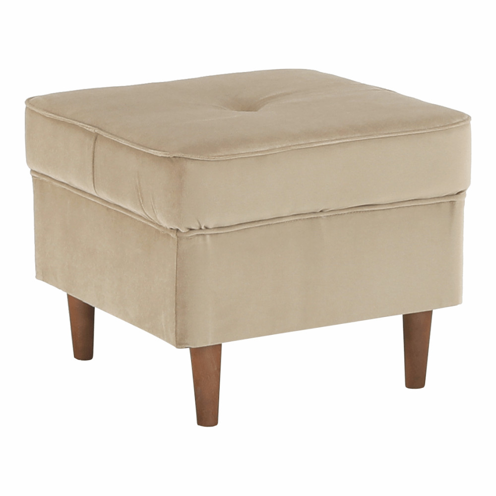 Modern puff, arany-bézs/dió, RUFINO 3 NEW (RP)