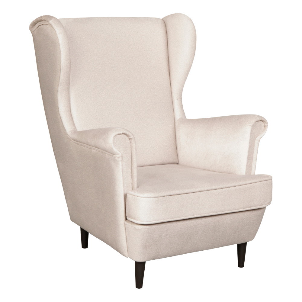 Füles fotel, bézs/wenge, LEFO (RP)