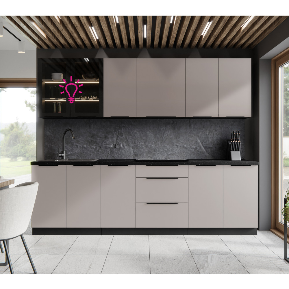 LED világítás, 4 pontos, fehér, ARAKA/MENZO/SIBER (RP)