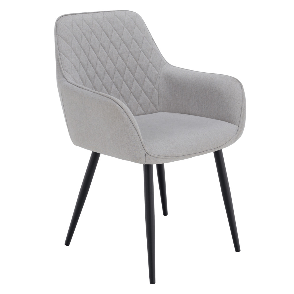 Design fotel, világosszürke/fekete, OSKOR (RP)